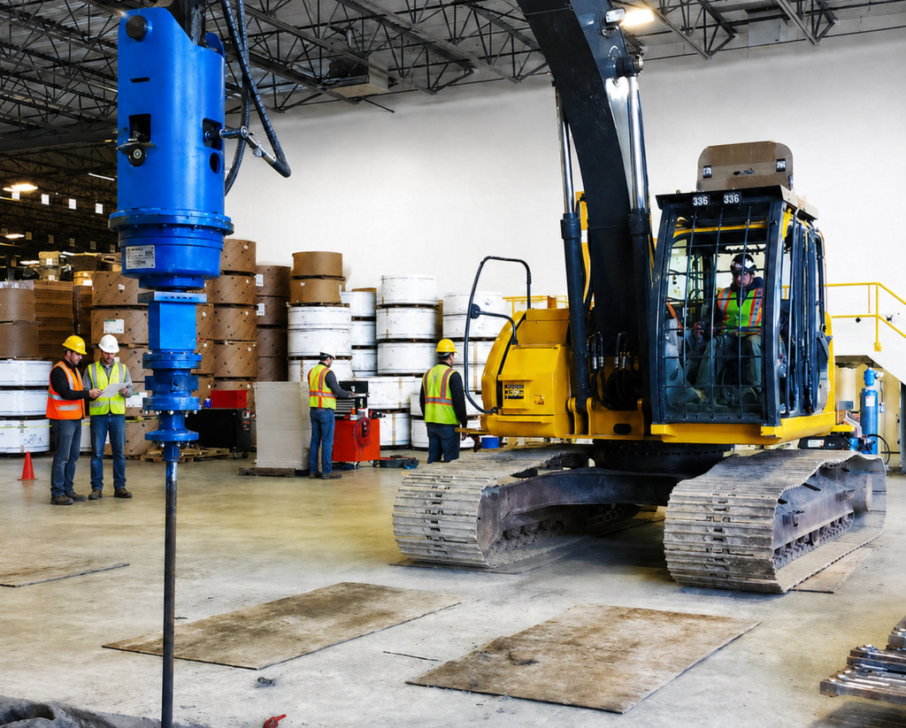 Commercial Helical Pile installation Georgia